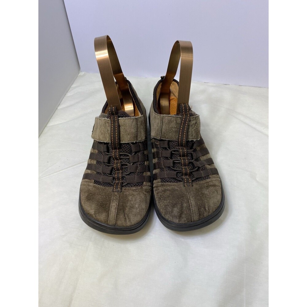 ROCKET DOG BROWN SUEDE SLIP ON CASUAL LADIES 8.5M SHOES HOOK & LOOP - Picture 6 of 7
